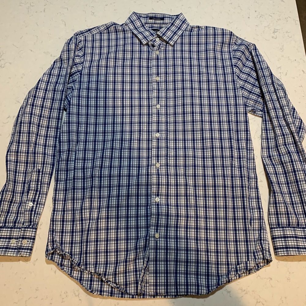 3/$23....Trim Fit Plaid Button Down - Trim Fit